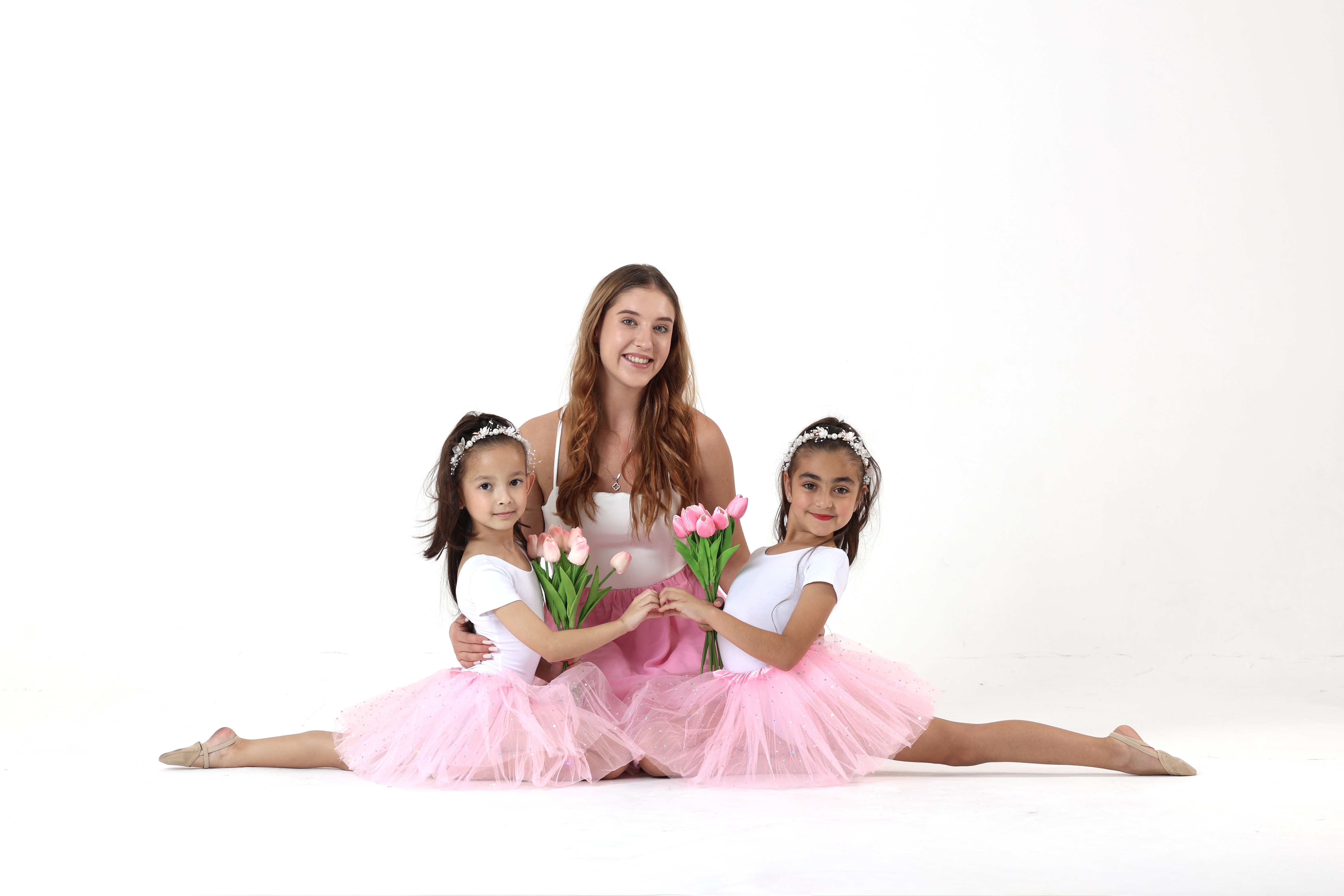 Approved photograph of a Smith Academy gymnast with her family required